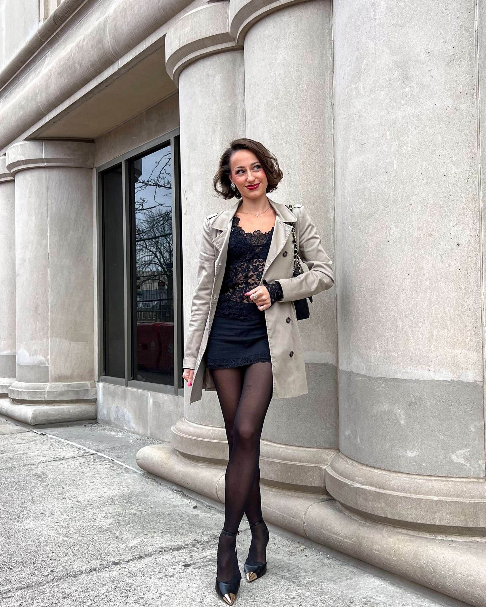 Lace top runs big, size down if you’re in between sizes (wearing an xs)
Lace trim mini skort runs tts but very short (wearing a xxs)
Corset workout tank runs tts (wearing an xs)
Flare workout leggings run tts (wearing a xxs regular)
Boatneck sweater runs small, size up at least one (wearing an xs but wish I did a small)
90s high rise relaxed jeans run big, size down one (wearing a 23 regular, usually a 24)

#LTKootd #LTKSeasonal #LTKdayinmylife