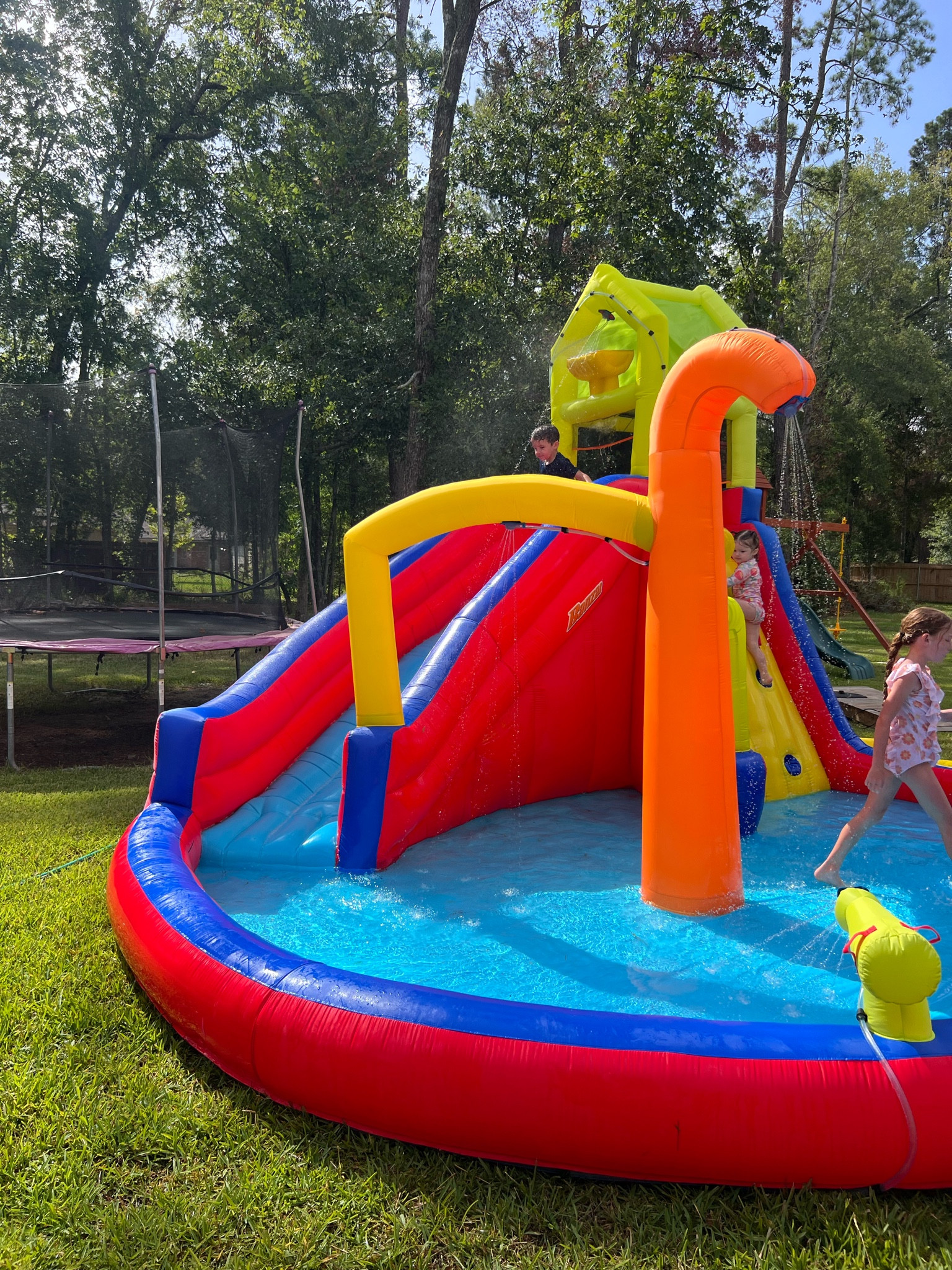 The best $400 we’ve ever spent!!!! The kids have been on this all day every day this summer. Extremely durable and takes less than 10 minutes to set up and break down. 

#LTKFamily #LTKSummerSales #LTKSwim