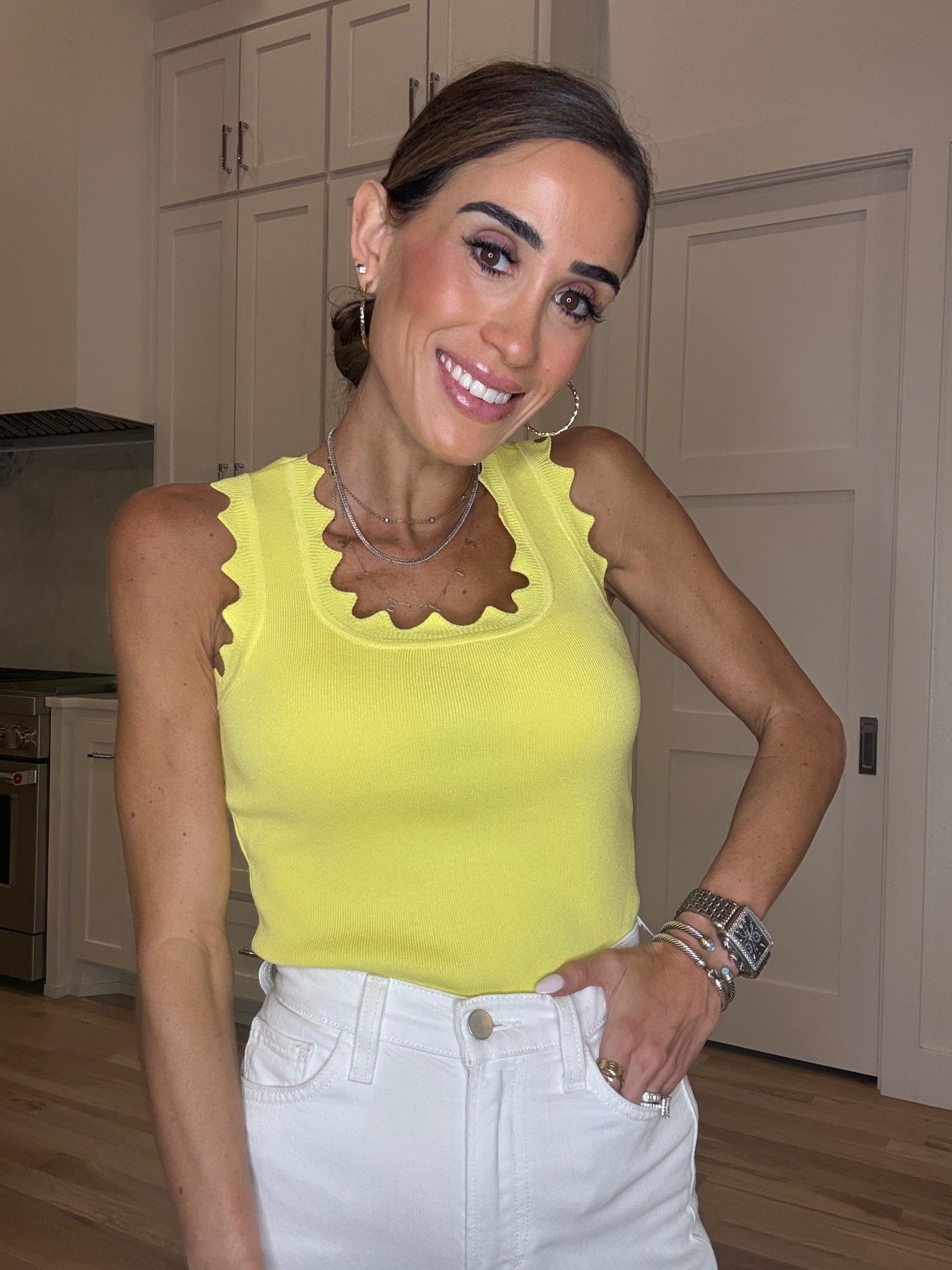 Must have neon scallop edge rank for spring looks so expensive and amazing quality size s 

#LTKSeasonal #LTKPetite #LTKootd