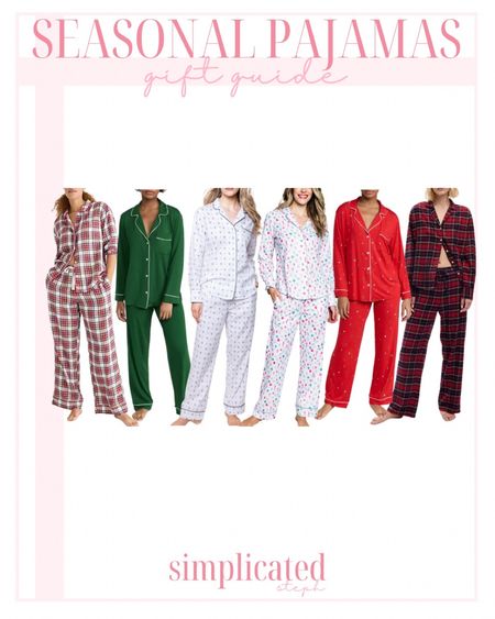 Seasonal pajamas gift guide 

Christmas pajamas

#LTKfindsunder100 #LTKGiftGuide #LTKHolidaySale