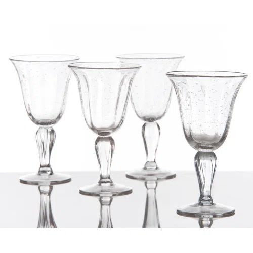 Abigails Bubble Wine Glass (Set of 4) | Wayfair North America