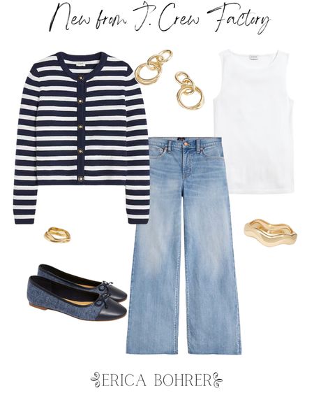 New spring looks from J. Crew factory! I love the navy striped sweater.  

#LTKSeasonal #LTKsalealert