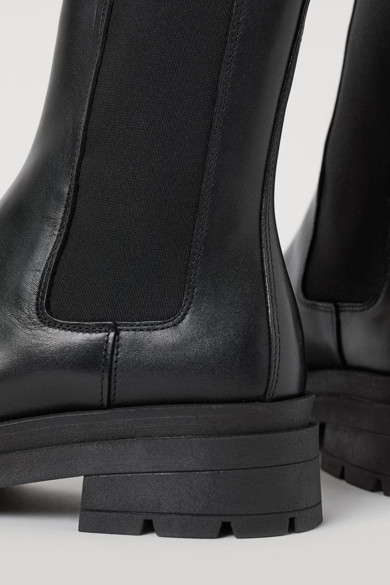 Leather Chelsea Boots | H&M (US + CA)
