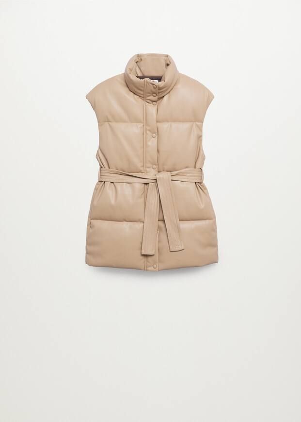 Quilted skin style gilet | MANGO (US)