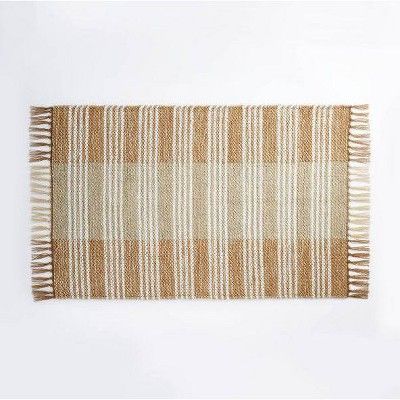 25"x38" Indoor/Outdoor Woven Accent Rug Tan - Threshold™ designed with Studio McGee | Target