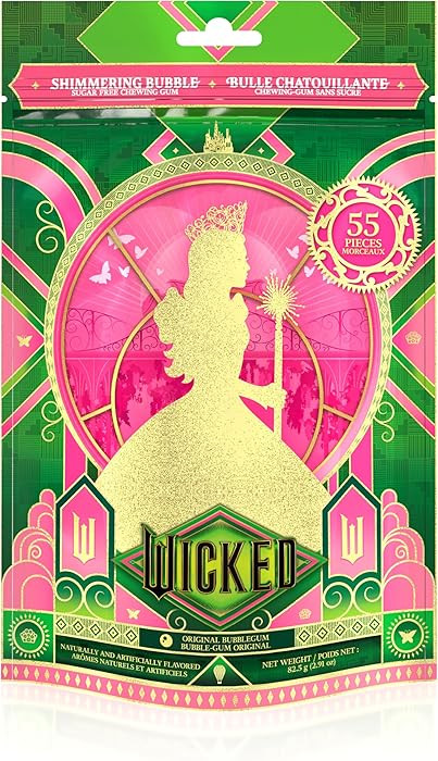 Wicked Glinda Sugar Free Gum by Bubblegum Kids | Stocking Stuffers, Holiday Candy, Party Favors |... | Amazon (US)