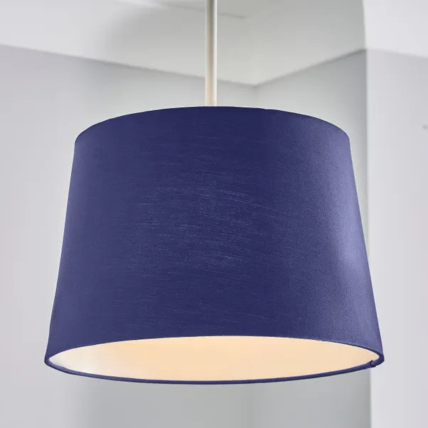 Ava Navy Tapered Shade | Dunelm (migrated)