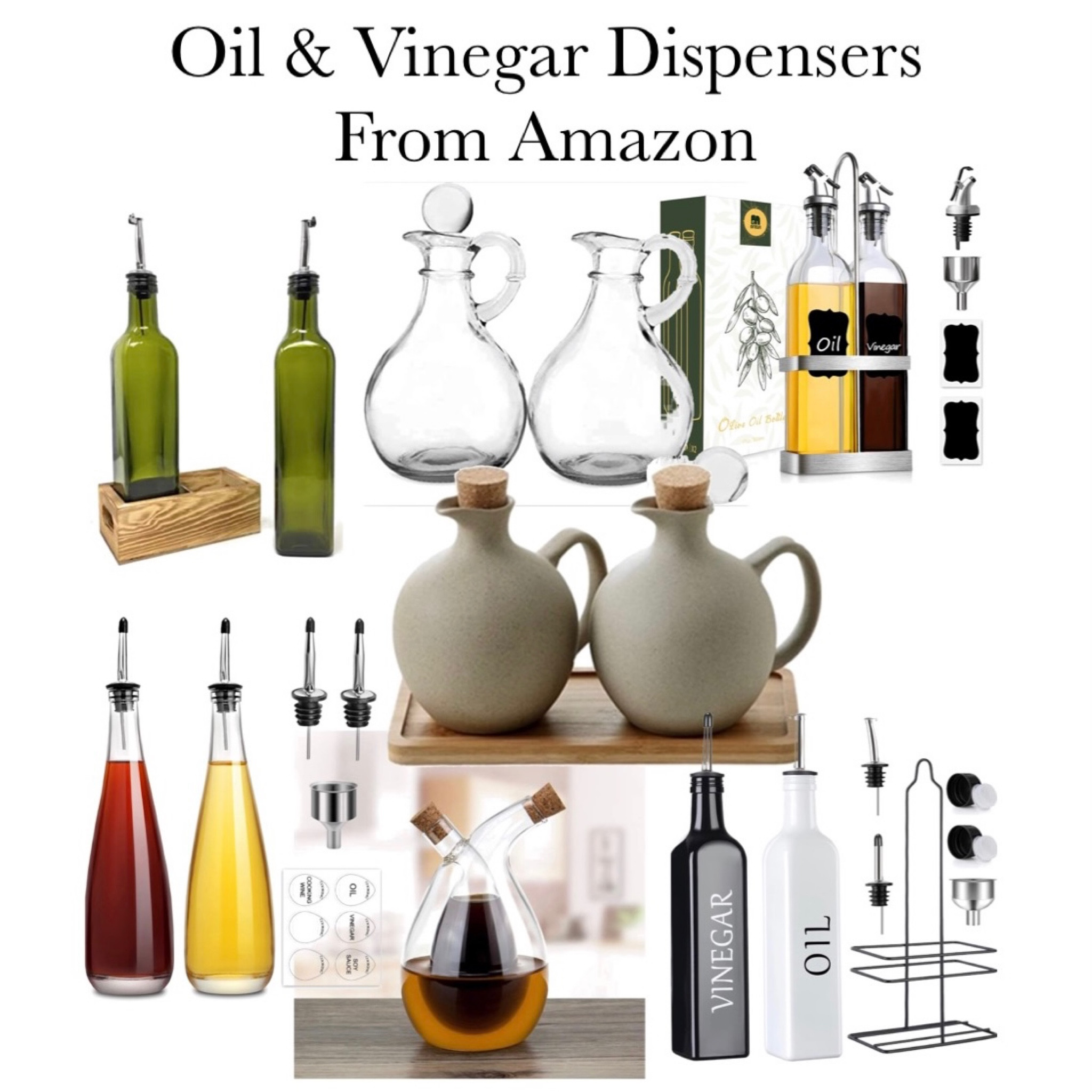 Oil and vinegar, kitchen, cooking, Amazon

#LTKGiftGuide #LTKunder50 #LTKhome