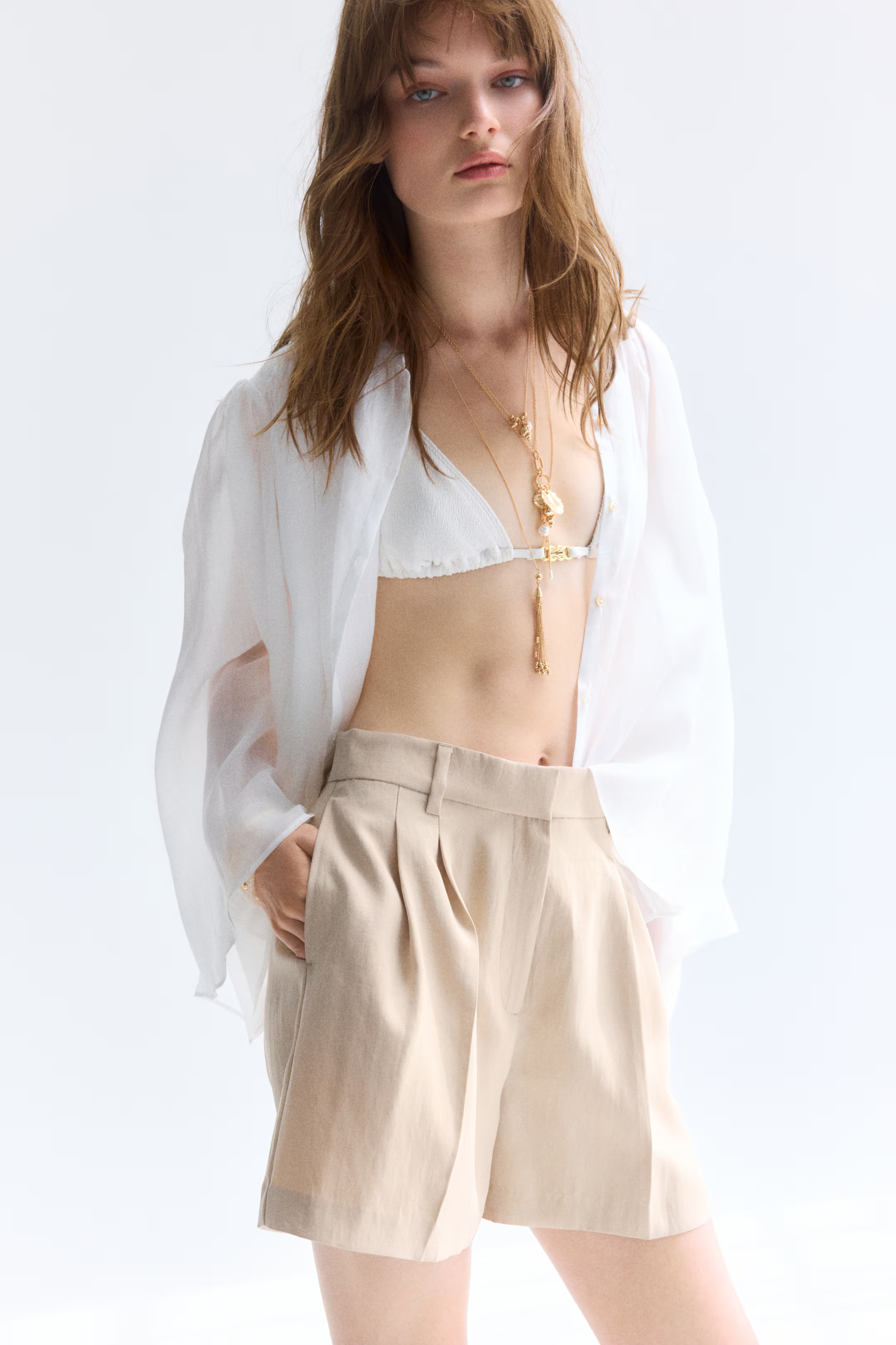 Belted shorts | H&M (UK, MY, IN, SG, PH, TW, HK)