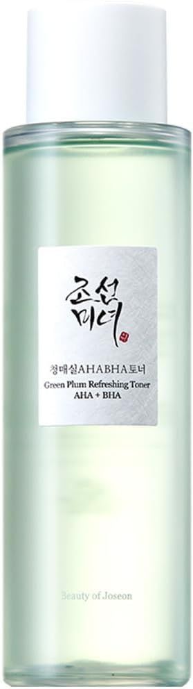 [Beauty of Joseon] Green Plum Refreshing Toner : AHA + BHA [Renewed] 150ml 5.27 fl.oz | Amazon (US)