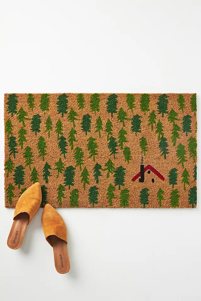 Peaceful Forest Home Doormat | Anthropologie (US)