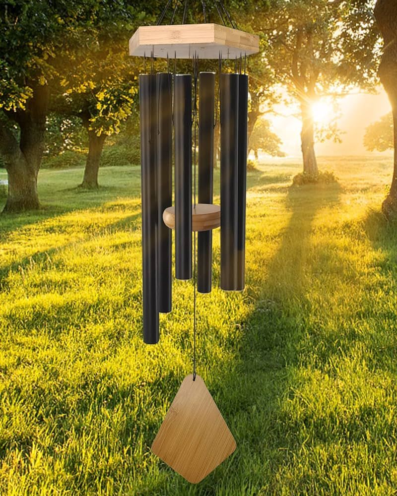 Howarmer Wind Chimes Outdoor Deep Tone, 30 Inches Wind Chimes Outdoor, Memorial Wind Chimes with ... | Amazon (US)