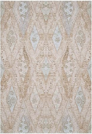 AMIDA Area Rugs 3'x5' Light Beige Ivory Non Slip Machine Washable for Entryway,Living Room and Ki... | Amazon (US)