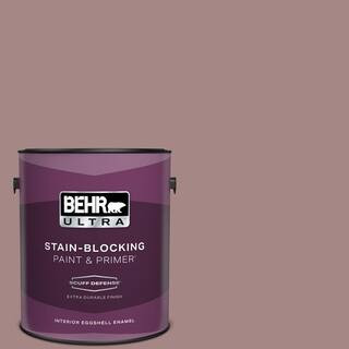 1 gal. #120F-4 Blackberry Mocha Extra Durable Eggshell Enamel Interior Paint & Primer | The Home Depot