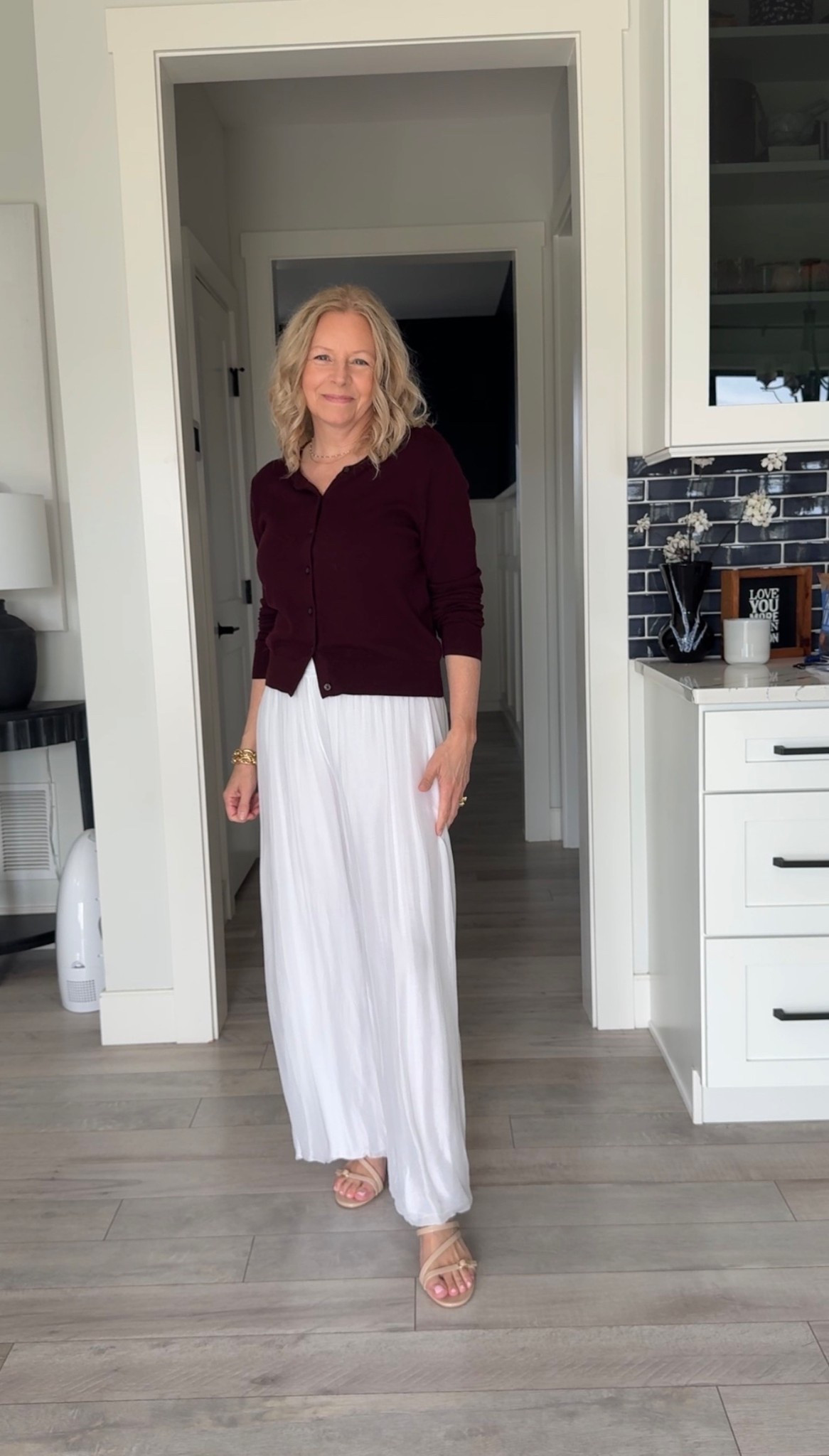 Effortless spring outfit of the day. Cardigan is H&M, pants from a local boutique, shoes DSW. 

#LTKWorkwear #LTKOver40 #LTKootd