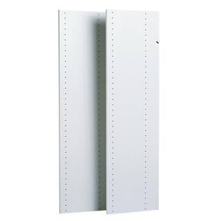 Closet Evolution White Wood Vertical Panels (2-Pack) WH35 - The Home Depot | The Home Depot