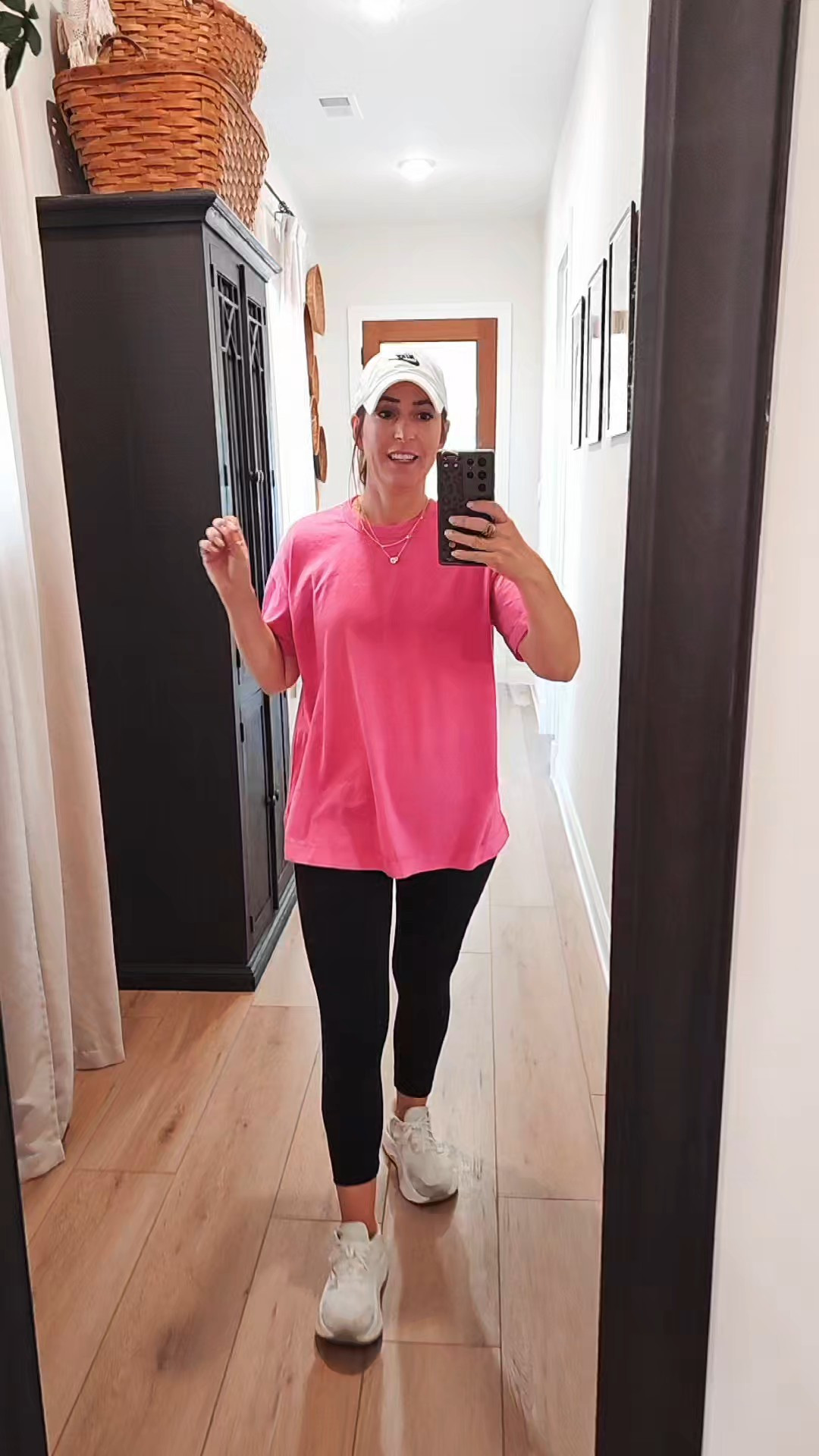 Old navy tunic, perfectly oversized but not slouchy. Very comfortable,  perfect for gym, running errands or hanging around the house. Comes in lots of pretty colors #oldnavy 

#LTKOver40 #LTKActive