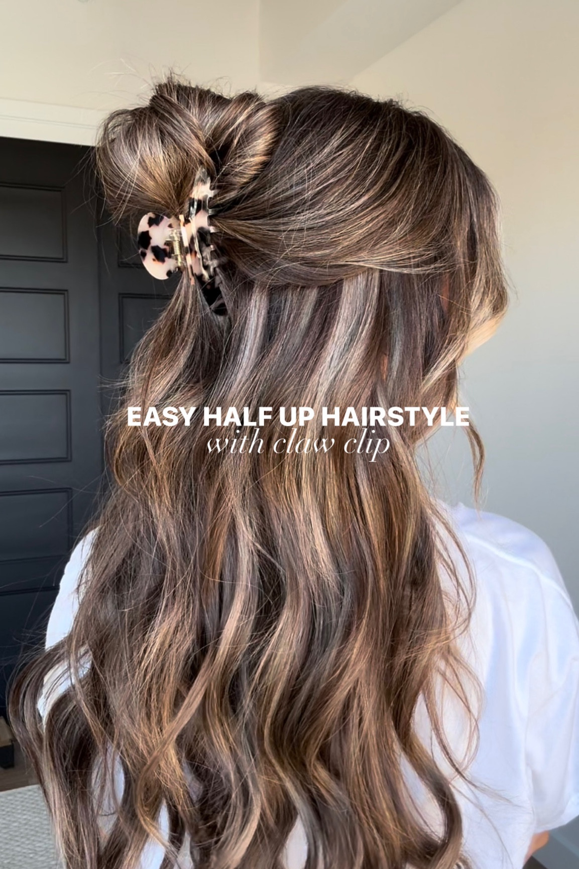 Half up hairstyle with claw clip 🤍

#LTKbeauty #LTKGiftGuide #LTKstyletip