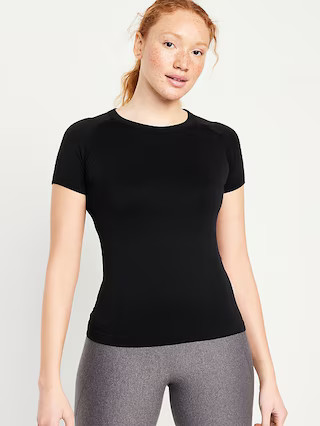 Fluid Seamless Fitted T-Shirt | Old Navy (US)