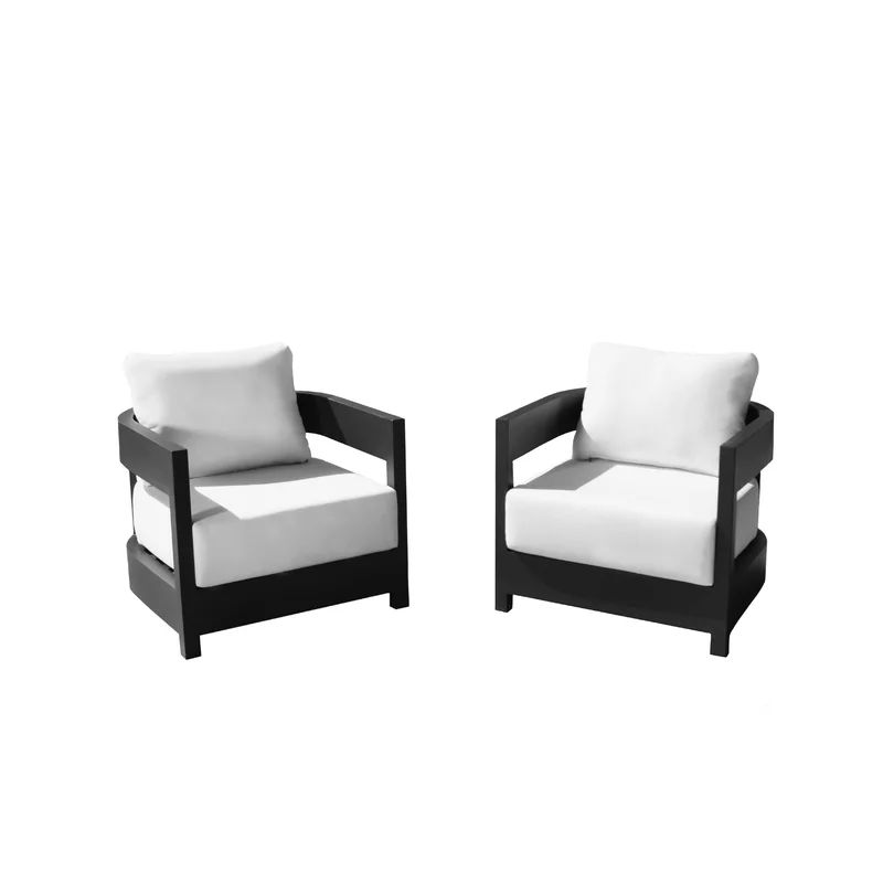 Everlee Patio Chair with Cushions (Set of 2) | Wayfair North America