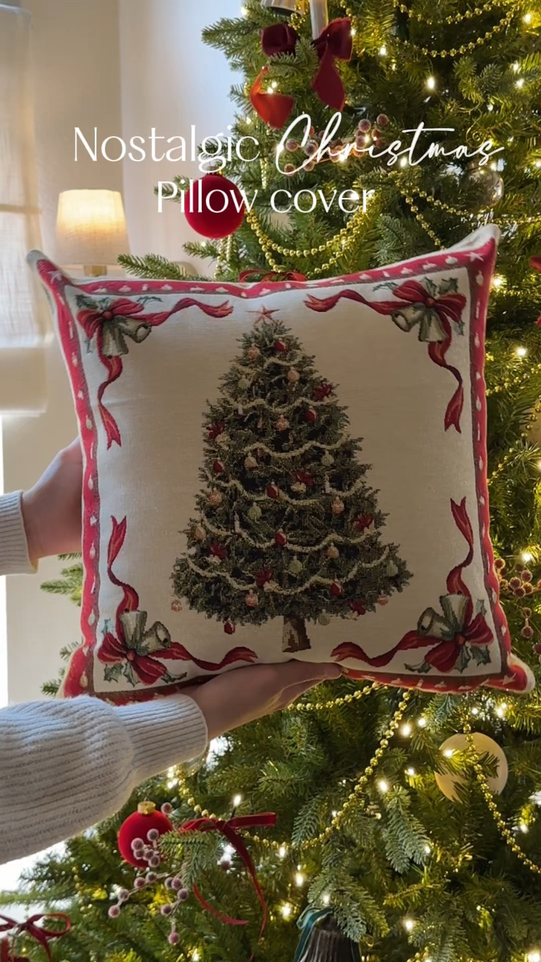 The most beautiful nostalgic Christmas pillow cover🎄✨

#LTKHoliday #LTKSeasonal #LTKHome