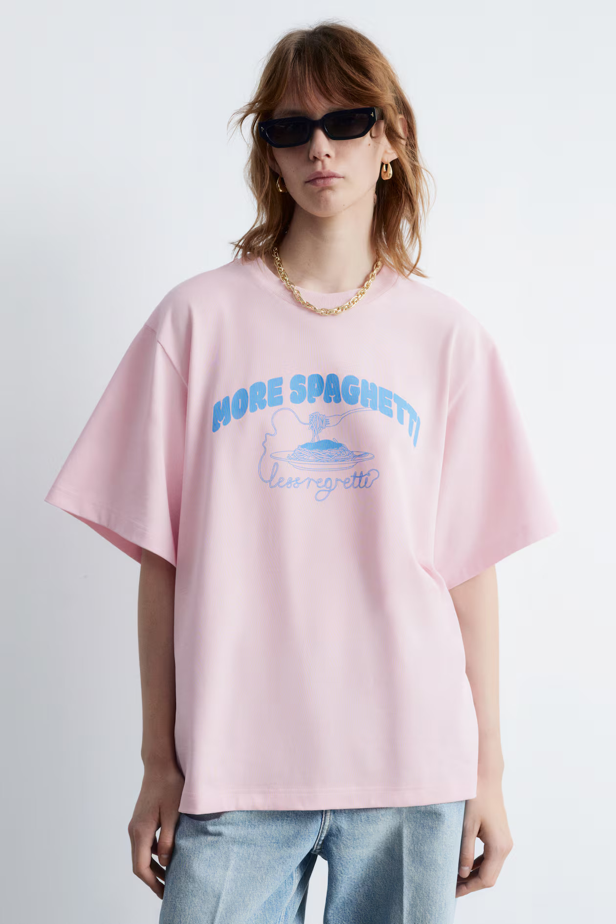 Oversized T-shirt met print | H&M (DE, AT, CH, NL, FI)