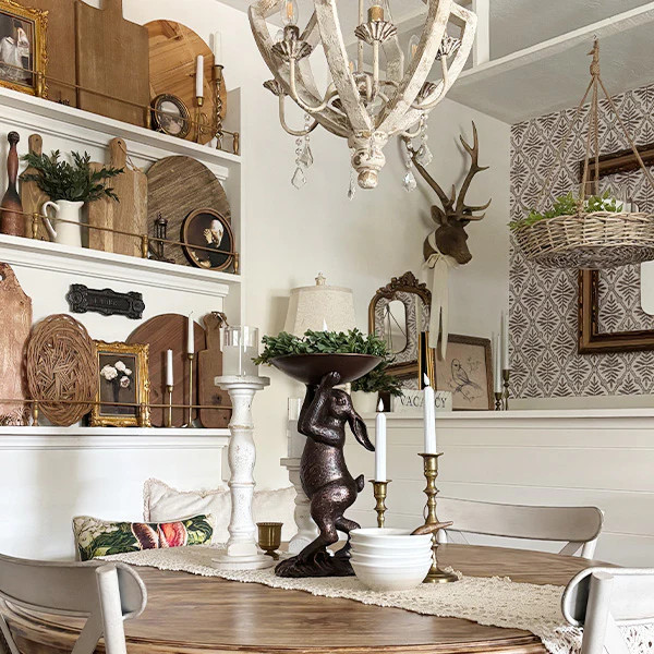 Bronze Standing Bunny Bowl | Brilliant Centerpiece Collection - Decor Steals | Decor Steals