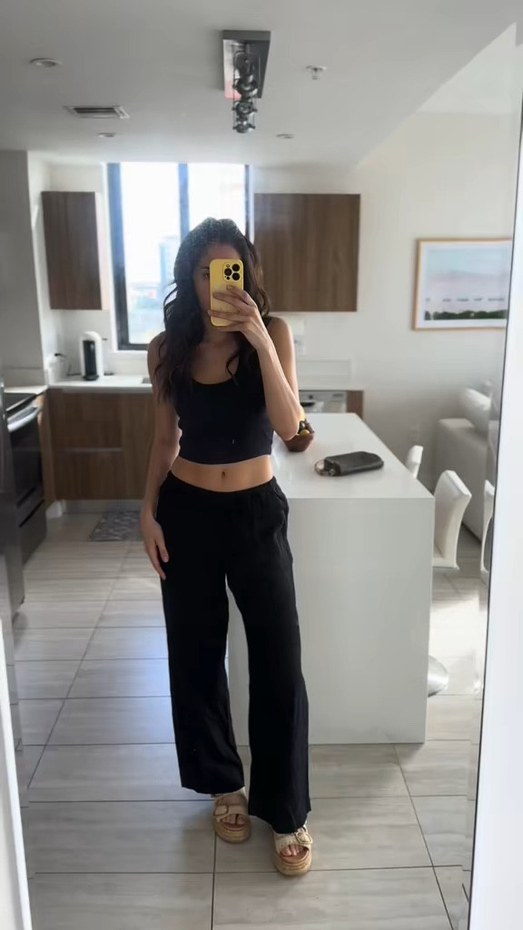 Target finds! Easy comfy simple linen pants 

#LTKTravel #LTKStyleTip