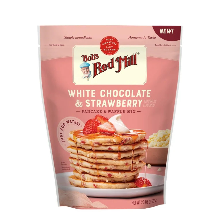 Bob's Red Mill White Chocolate & Strawberry Pancake & Waffle Mix | Walmart (US)