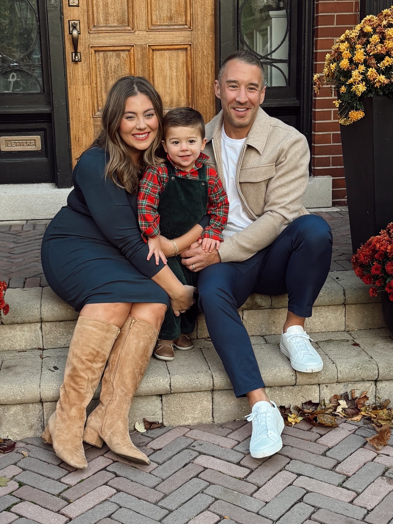 Sneak peek into our family photos! I’m wearing XXL in dress - sharing similar styles. 

#LTKHoliday #LTKStyleTip #LTKFamily