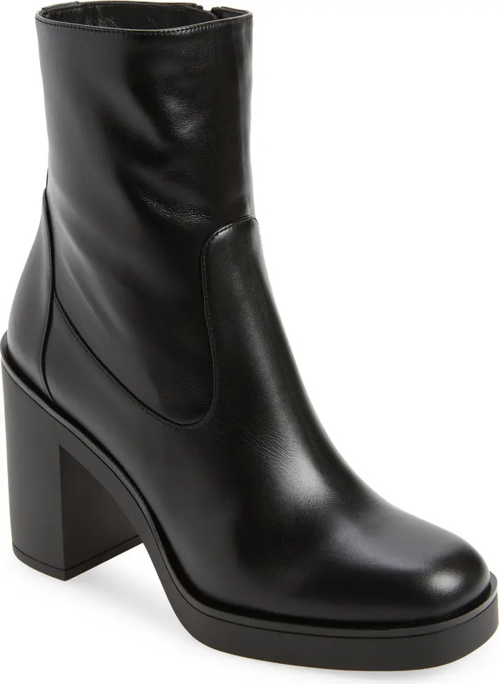 Stuart Weitzman Bethenny 80 Zip Bootie (Women) | Nordstrom | Nordstrom