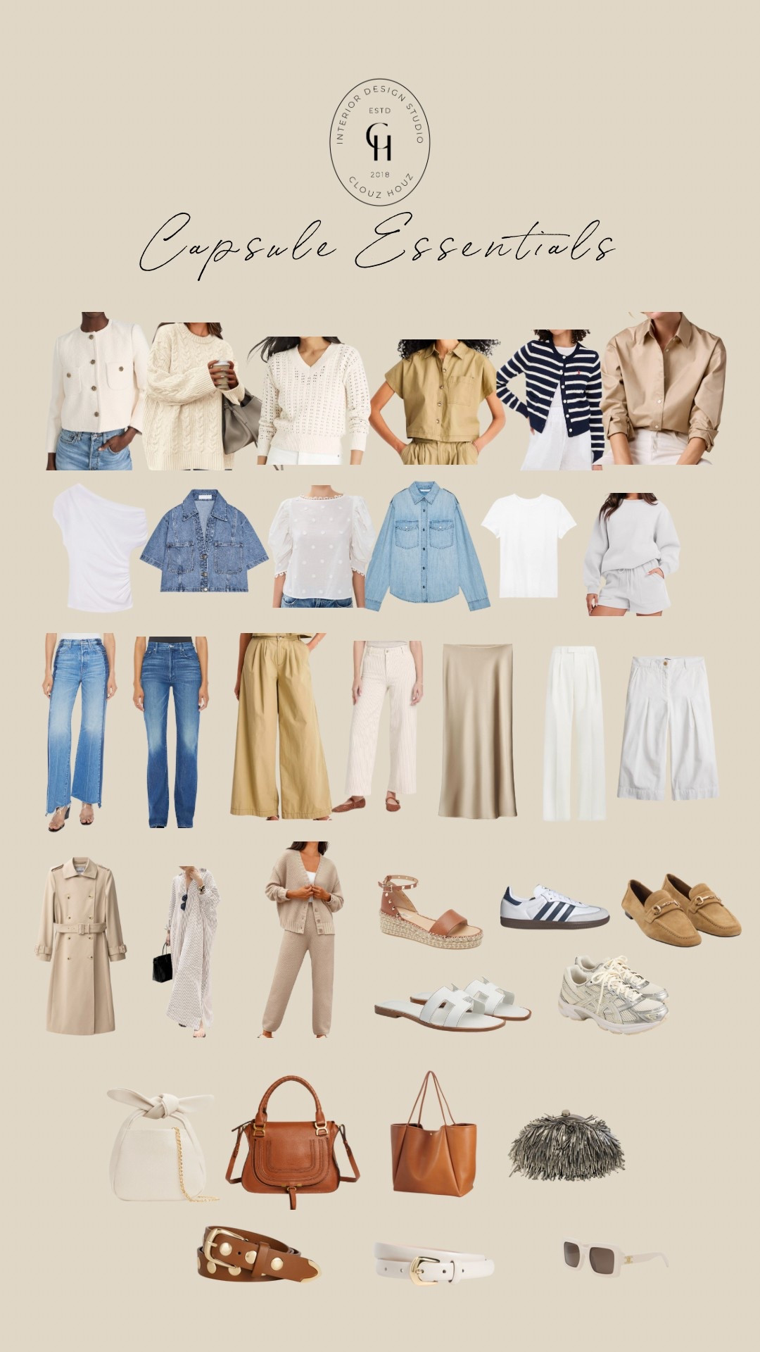 Second post sharing all exact items in my Spring capsule wardrobe! So excited to play with these pieces creating new outfits with ease.

#LTKSeasonal #LTKWorkwear #LTKOver40