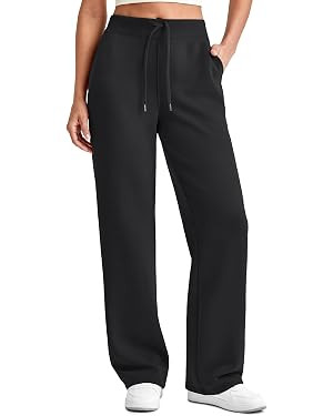 G4Free Smoofit Modal Soft Women Wide Leg Sweatpants Drawstring Casual Lounge Dress Pants with Poc... | Amazon (US)