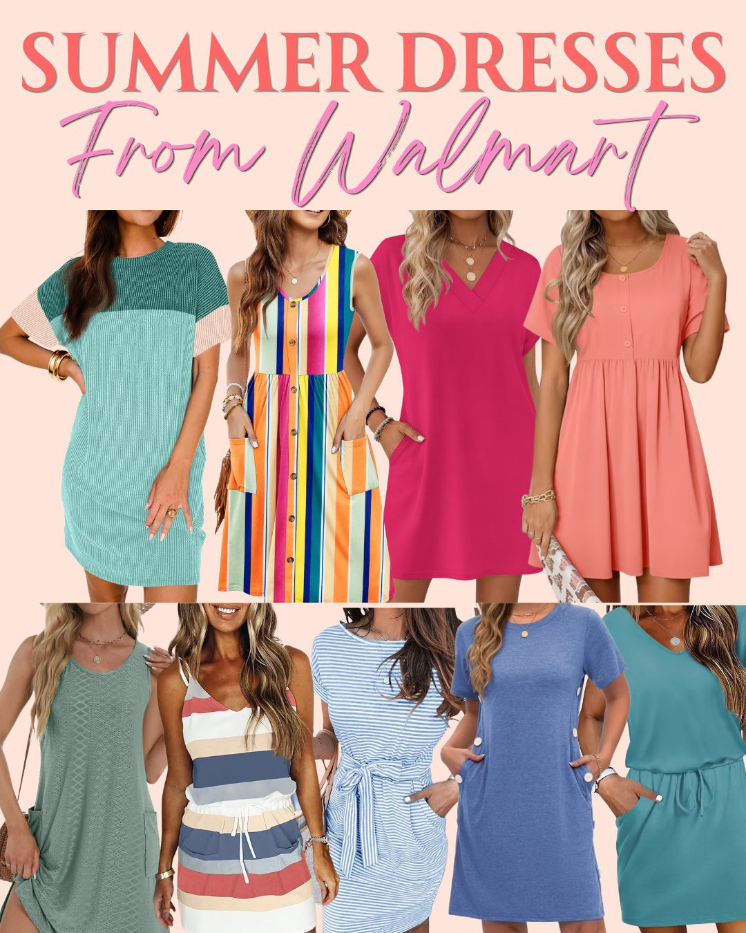  Simple inexpensive summer dresses from Walmart for everyday wear for the summer season… #summerdresses #walmartfashion #walmartdress #walmartfinds #summeroutfit

 

#LTKSaleAlert #LTKootd #LTKWorkwear