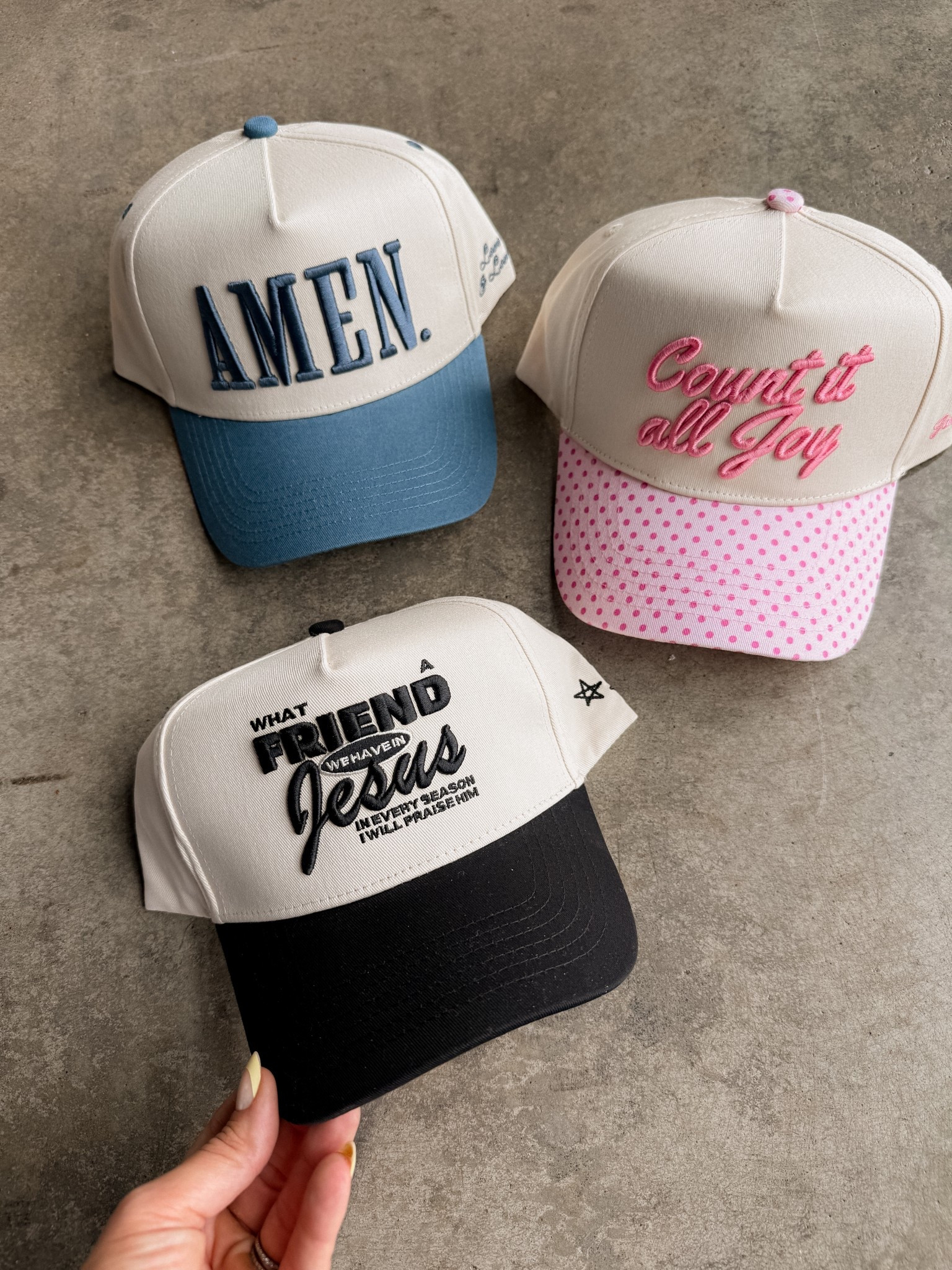 Cutest god is good hats from Ken’s Kustomz
They have such a good hat selection!


#LTKOver40 #LTKootd #LTKmomlife