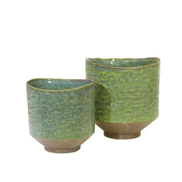 Lakeway 2-Piece Ceramic Pot Planter Set | Wayfair North America