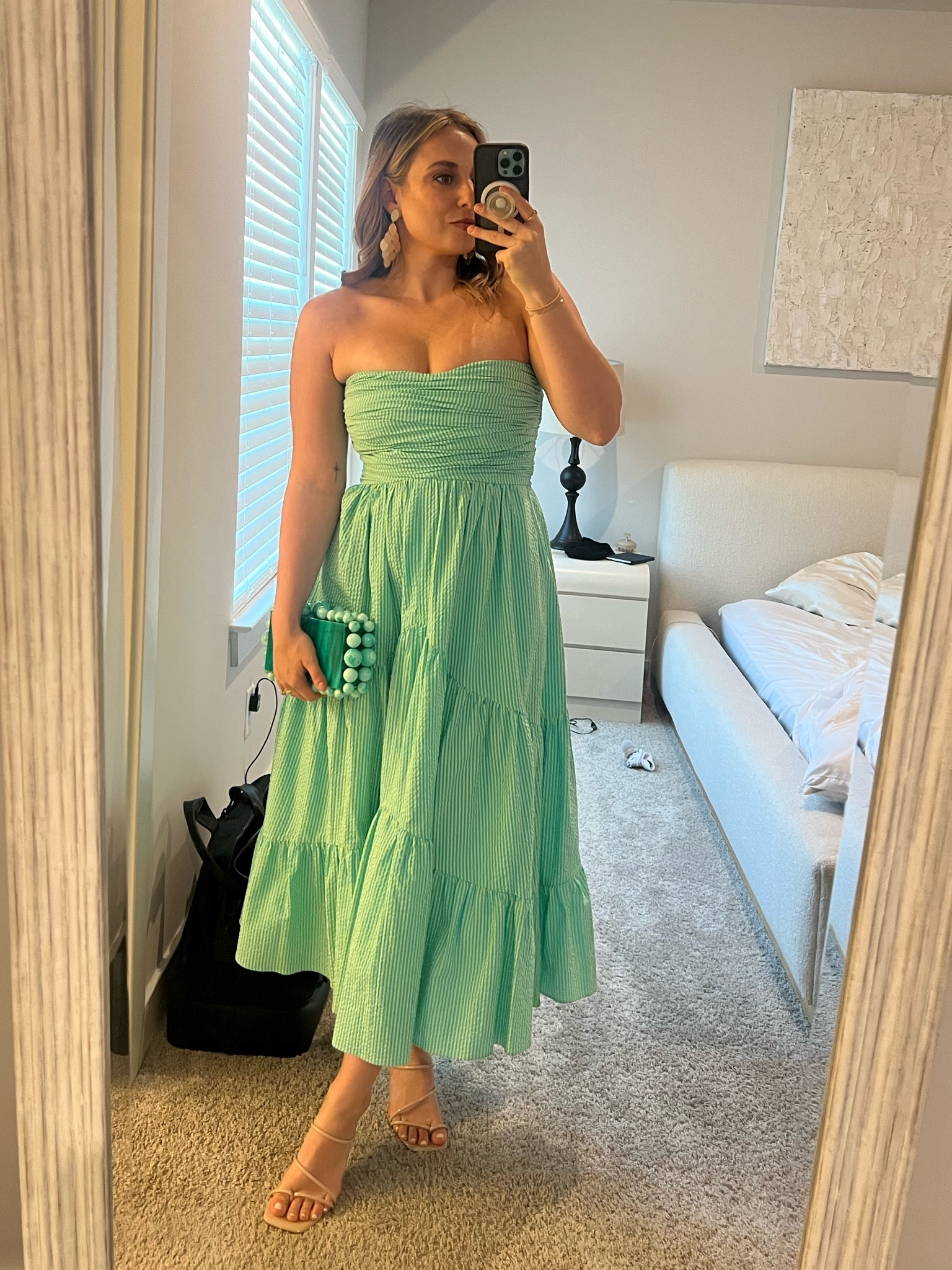 Wedding guest dress, strapless dress, flattering dress, size 4, size 6, dress 

#LTKwedding