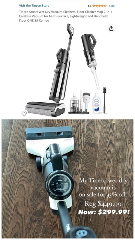 Tineco S5 combo vacuum 


#LTKSaleAlert #LTKHome