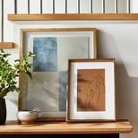 12" x 16" Woman Figural Sketch Framed Wall Art Tan - Threshold™ designed with Studio McGee | Target