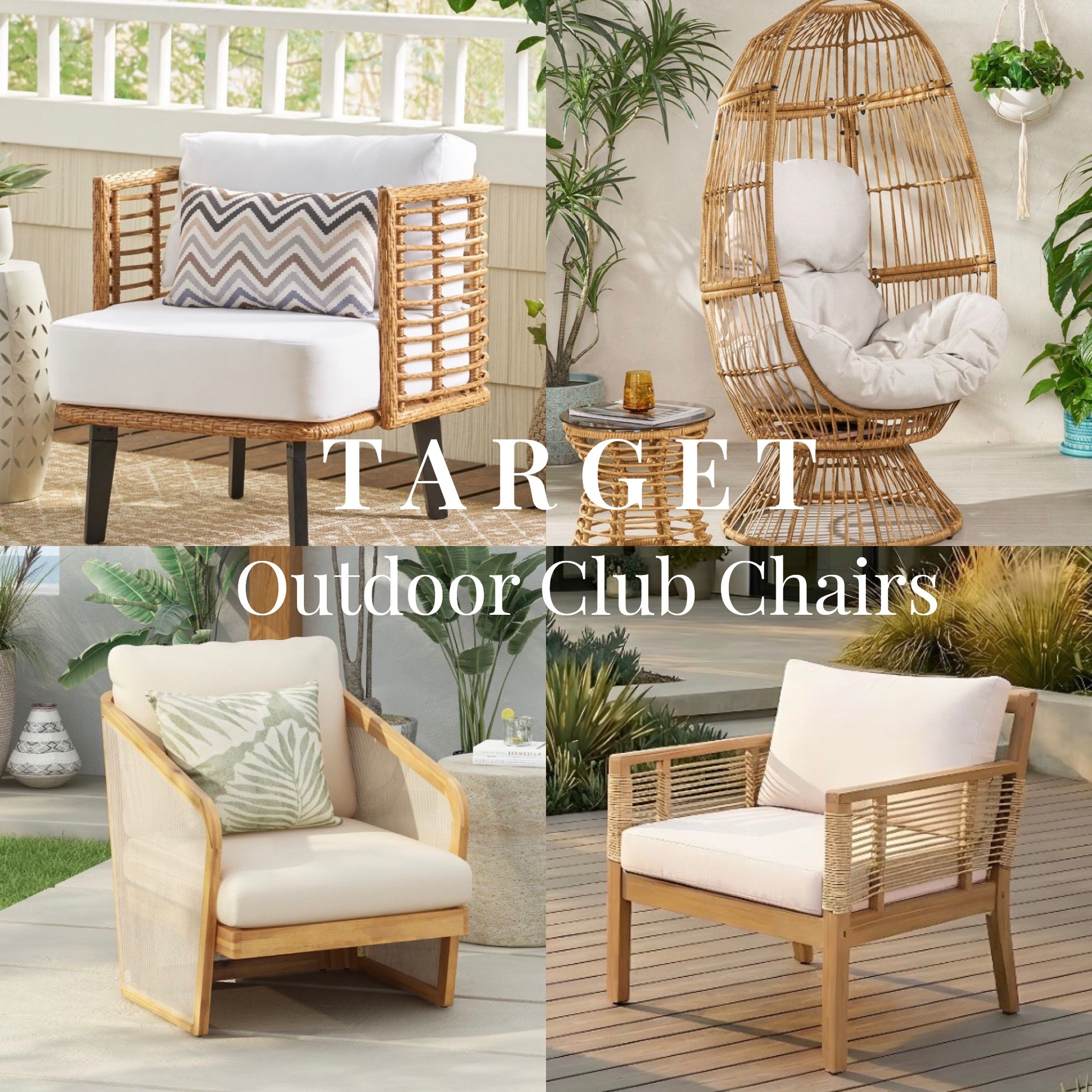 📣SALE! Get ready for summer with these stylish club chairs from Target. #outdoorfurniture #home #deal
@Target ￼

#LTKHome #LTKU #LTKSaleAlert