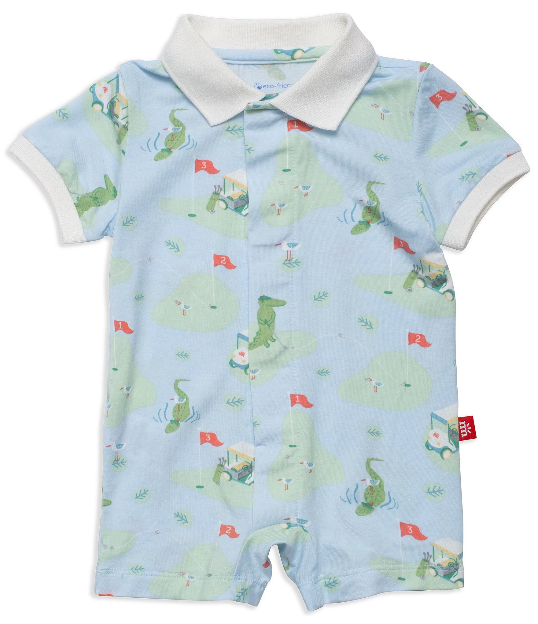 Magnetic Me Baby Boys 3-18 Months Short Sleeve A Putt Above Shortall | Dillard's | Dillard's