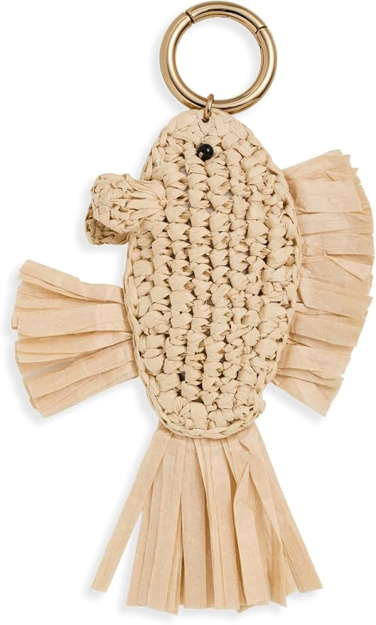 Madewell Women's Crochet Fish Bag Charm | Amazon (US)