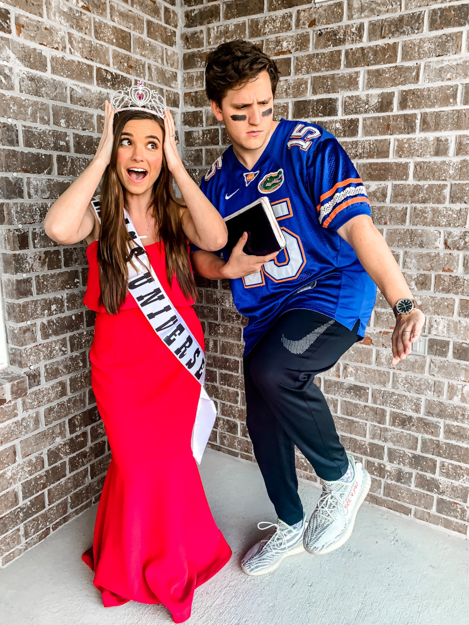 Tim Tebow and Miss Universe Halloween Costume 2024