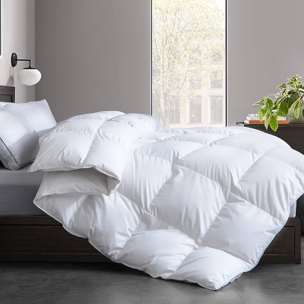 Cosybay Feather Comforter Filled with Feather & Down Queen Size - All Season White Duvet Insert- ... | Amazon (US)