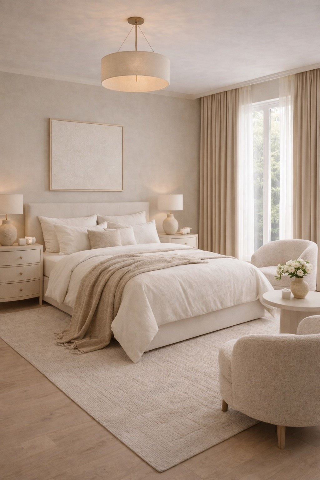 A serene and cozy bedroom designed in warm neutral tones 🤍
Soft textiles, layered bedding, minimalist decor, and warm lighting create a calm, luxurious atmosphere perfect for modern living.
This space blends comfort and elegance — ideal inspiration for a cozy yet elevated bedroom makeover.
#LTKhome
#LTKinteriors
#LTKbedroom
#LTKneutral
#LTKluxury
#BedroomInspo
#CozyBedroom
#NeutralHome
#ModernBedroom
#SoftMinimal
#WarmNeutrals
#InteriorInspo
#HomeStyling
