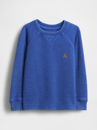 Baby & Toddler Textured Crewneck | Gap (US)