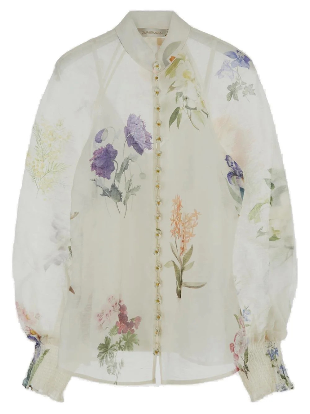 Zimmermann Natura Floral Patterned Blouse | Cettire Global