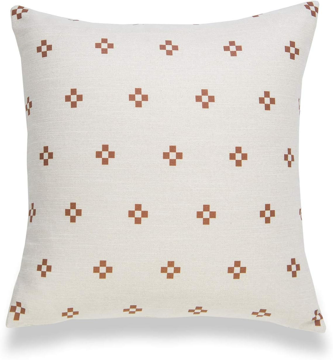 Hofdeco Modern Boho Throw Pillow Cover, Decorative Pillow Cover for Couch, Sofa, Bed, Rust Ethnic... | Amazon (US)