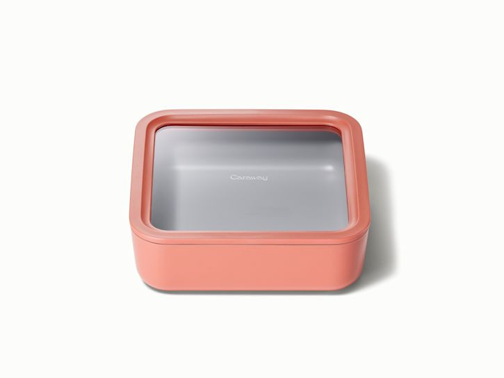 Non-Stick Ceramic-Coated Large Glass Container | Food Storage Container | BPA-Free | Caraway | Caraway