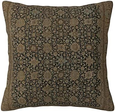 Antique Persian Tabriz Rug Print Throw Pillow Covers Modern Pillow Cushion Cases, Decorative Squa... | Amazon (US)